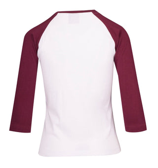 Ladies 3/4 Sleeve Raglan Tees - kustomteamwear.com