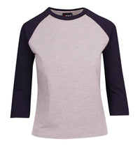 Ladies 3/4 Sleeve Raglan Tees - kustomteamwear.com