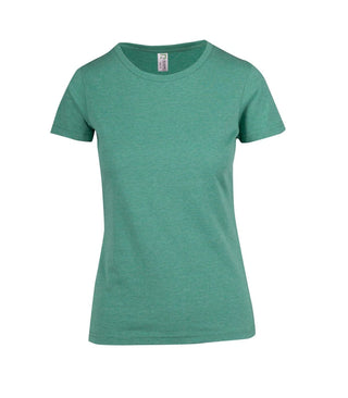 Ladies Color Marl Tee - kustomteamwear.com