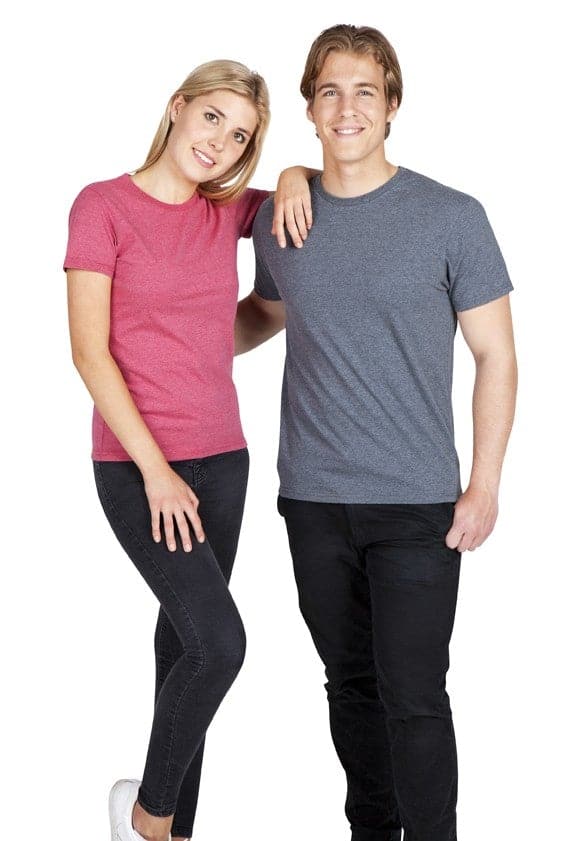 Ladies Color Marl Tee - kustomteamwear.com