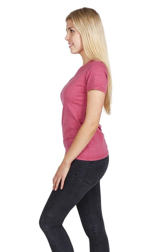 Ladies Color Marl Tee - kustomteamwear.com