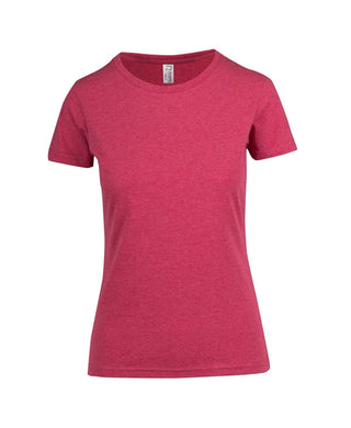 Ladies Color Marl Tee - kustomteamwear.com