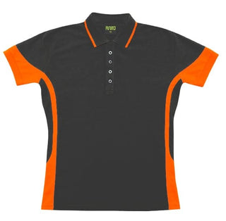 Ladies Contrast Polo - kustomteamwear.com