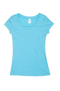 Ladies Cotton/Spandex T-shirt - kustomteamwear.com