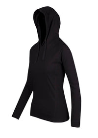 Ladies' FUSION T-shirt Hoodie - kustomteamwear.com