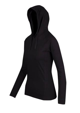 Ladies' FUSION T-shirt Hoodie - kustomteamwear.com