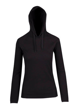 Ladies' FUSION T-shirt Hoodie - kustomteamwear.com