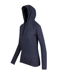 Ladies' FUSION T-shirt Hoodie - kustomteamwear.com