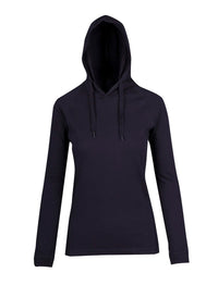 Ladies' FUSION T-shirt Hoodie - kustomteamwear.com