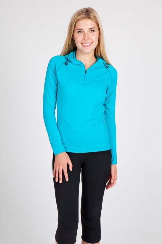 Ladies Greatness Half zip Hood - kustomteamwear.com