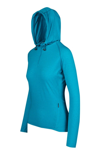 Ladies Greatness Half zip Hood - kustomteamwear.com