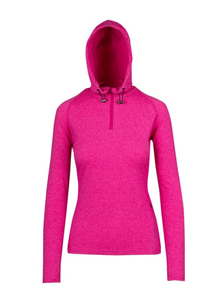Ladies Greatness Half zip Hood - kustomteamwear.com
