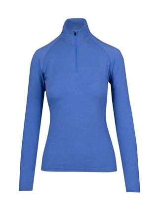 Ladies Greatness Half Zip Mock Neck - kustomteamwear.com