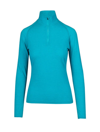 Ladies Greatness Half Zip Mock Neck - kustomteamwear.com