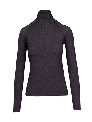 Ladies Greatness Half Zip Mock Neck - kustomteamwear.com