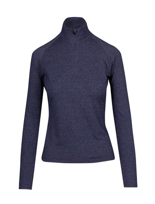 Ladies Greatness Half Zip Mock Neck - kustomteamwear.com