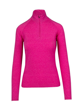 Ladies Greatness Half Zip Mock Neck - kustomteamwear.com