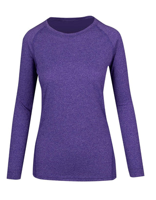 Ladies Greatness Heather Long Sleeve - kustomteamwear.com