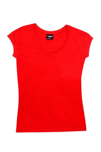 Ladies Jersey Scoop Neck Tee - kustomteamwear.com
