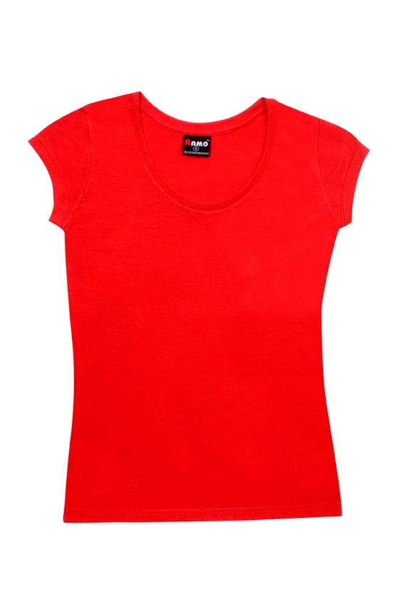 Ladies Jersey Scoop Neck Tee - kustomteamwear.com