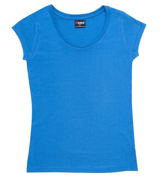 Ladies Jersey Scoop Neck Tee - kustomteamwear.com