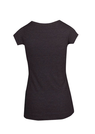 Ladies Marl Scoop Neck T-shirt - kustomteamwear.com