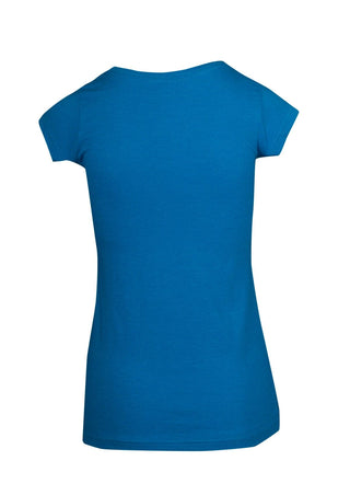 Ladies Marl Scoop Neck T-shirt - kustomteamwear.com