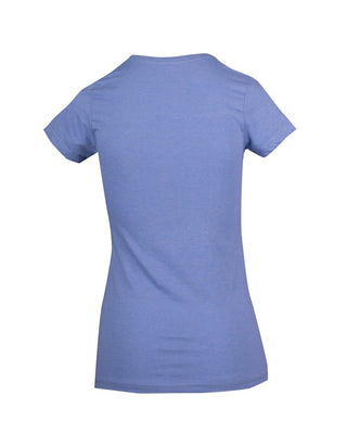 Ladies Marl V-neck T-shirt - kustomteamwear.com