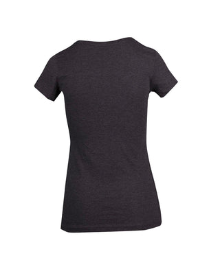 Ladies Marl V-neck T-shirt - kustomteamwear.com