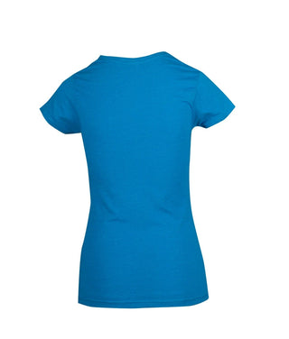 Ladies Marl V-neck T-shirt - kustomteamwear.com