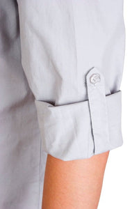 Ladies Military Long Sleeve Shirt - kustomteamwear.com