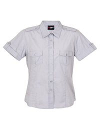 Ladies Military Short Sleeve Shirt - kustomteamwear.com