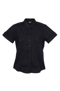 Ladies Military Short Sleeve Shirt - kustomteamwear.com