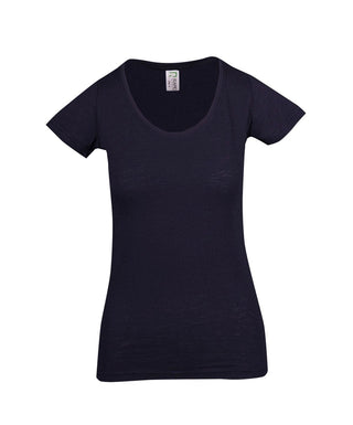 Ladies Raw Cotton Wave Tees - kustomteamwear.com