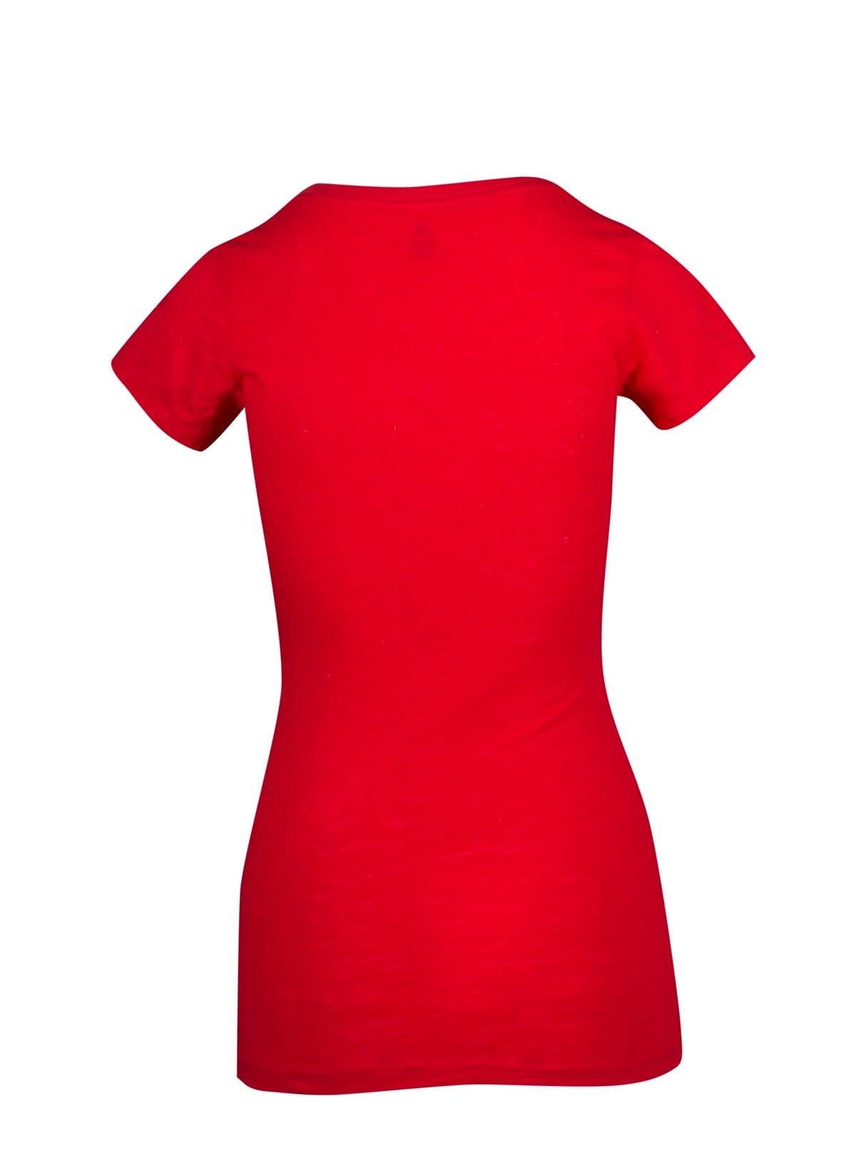 Ladies Raw Cotton Wave V Neck Tees - kustomteamwear.com