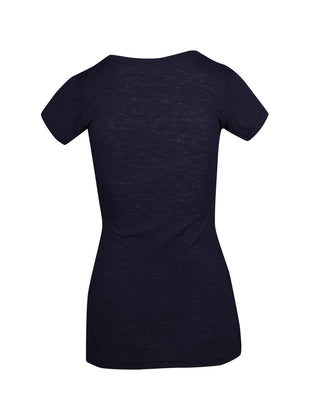 Ladies Raw Cotton Wave V Neck Tees - kustomteamwear.com