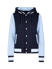 Ladies Varsity Jacket & Hood - kustomteamwear.com