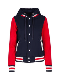 Ladies Varsity Jacket & Hood - kustomteamwear.com