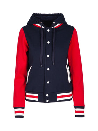 Ladies Varsity Jacket & Hood - kustomteamwear.com
