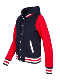 Ladies Varsity Jacket & Hood - kustomteamwear.com