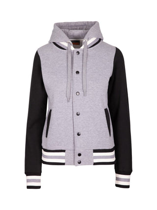 Ladies Varsity Jacket & Hood - kustomteamwear.com