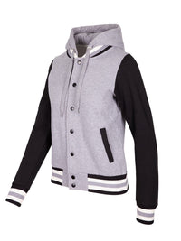 Ladies Varsity Jacket & Hood - kustomteamwear.com