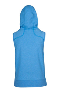 Ladies/Junior Heather SLEEVELESS ZIP Hoodies - Greatness Range - kustomteamwear.com
