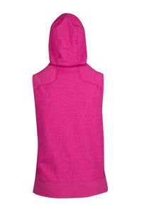 Ladies/Junior Heather SLEEVELESS ZIP Hoodies - Greatness Range - kustomteamwear.com