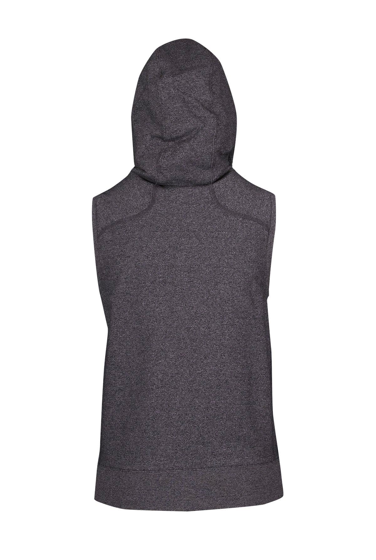 Ladies/Junior Heather SLEEVELESS ZIP Hoodies - Greatness Range - kustomteamwear.com