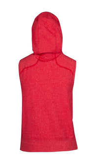 Ladies/Junior Heather SLEEVELESS ZIP Hoodies - Greatness Range - kustomteamwear.com