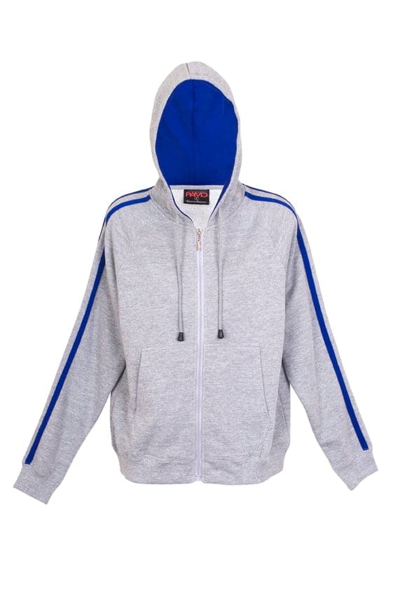 Ladies/Junior Unbrushed Stripe Sleeve Hoodie - kustomteamwear.com