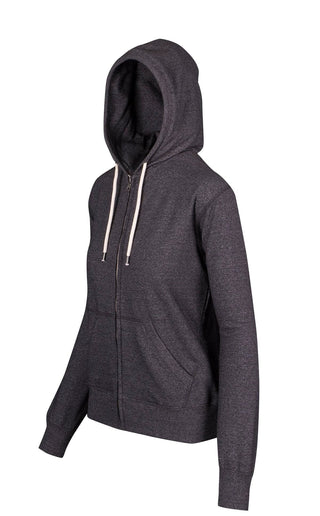 Ladies/Juniors Greatness Heather Zip Hoodie - kustomteamwear.com