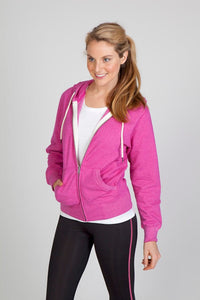Ladies/Juniors Greatness Heather Zip Hoodie - kustomteamwear.com