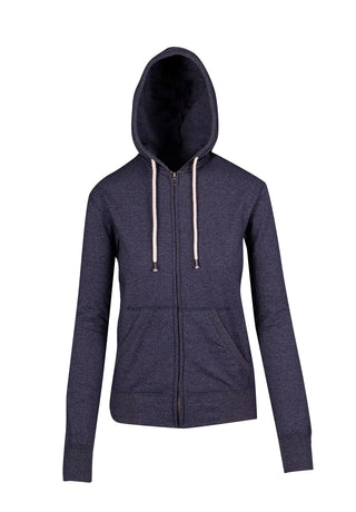 Ladies/Juniors Greatness Heather Zip Hoodie - kustomteamwear.com
